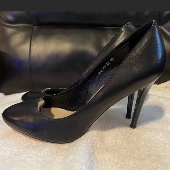 ‼️👠‼️BOGO 50% sexy black essential high heels with cream insoles size US 9.5 - Picture 5 of 8